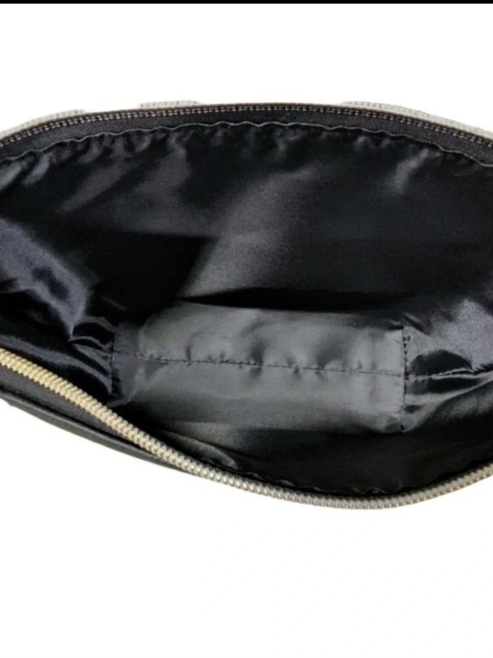 Jeffree Star Black Makeup Pouch with Orange Star and Batwing Sides